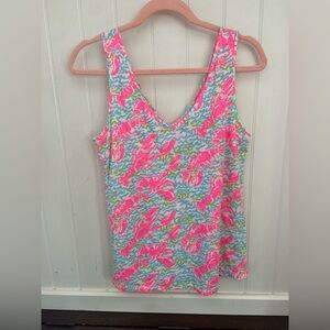 Lilly Pulitzer Lobstah Roll print tank!